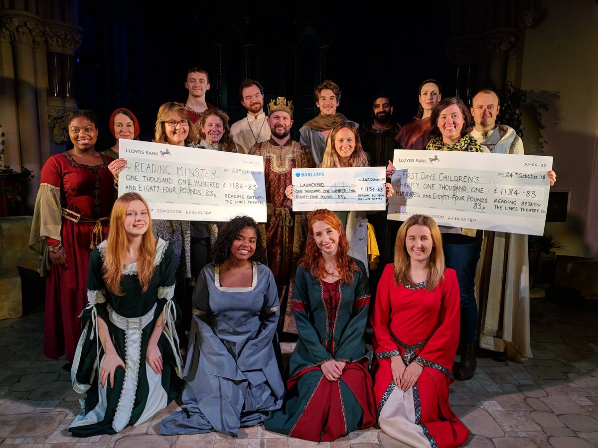 Launchpad_RDG's tweet photo. What a fantastic production and a fantastic amount raised for three charities in the town! @Launchpad_RDG Reading Minster @Firstdays_ 

Thank you @RBLTheatreCo https://t.co/R11ewN7jfj