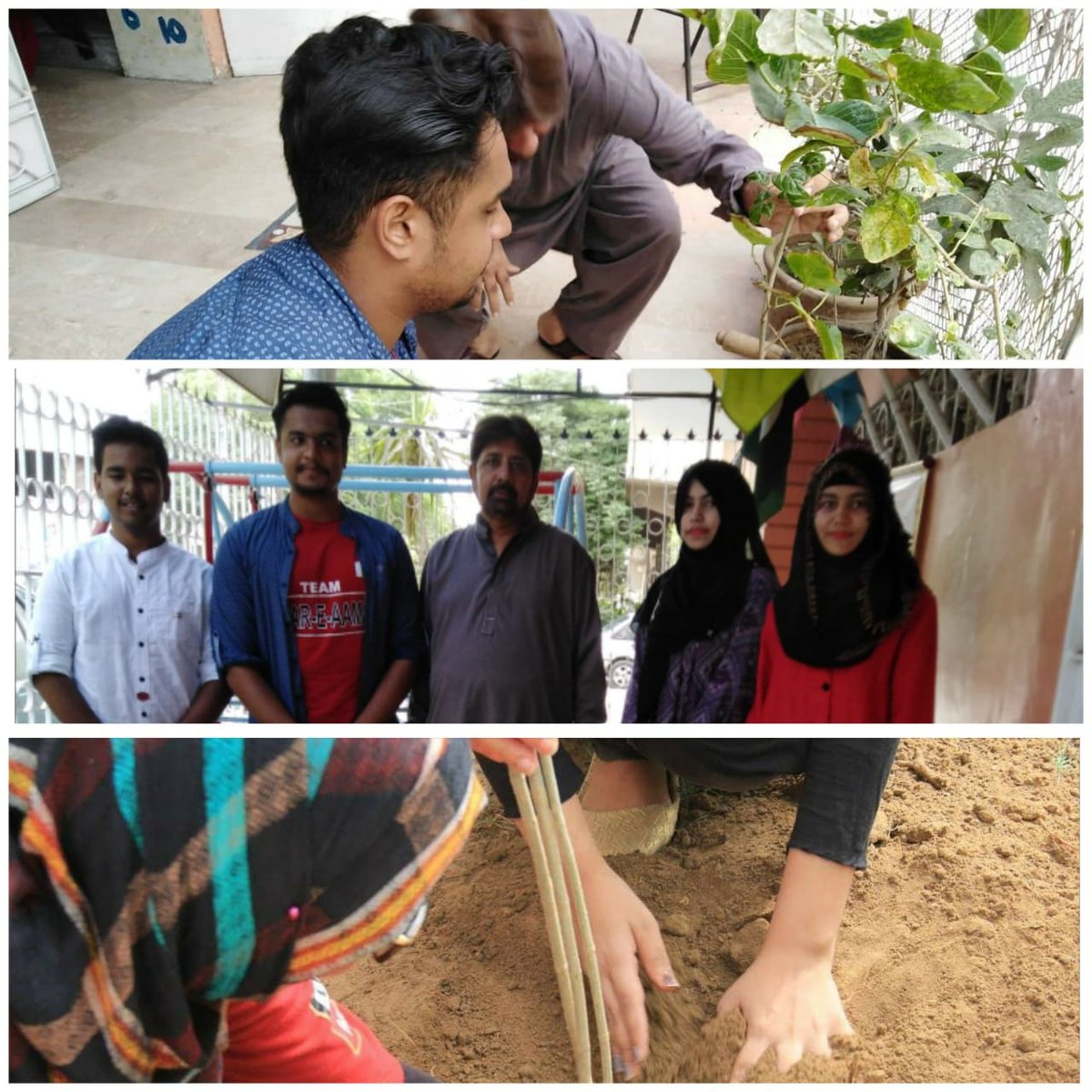AmSyedaFatima's tweet photo. *GO GREEN PLANTATION DRIVE BY TEAM SAREAAM GULSHAN IQBAL TOWN AT DIFF SCHOOLS* 
Our members gave Awareness about plantation to the students &amp; also conducted #MotivationalSession at schools to gave them awareness about How to make Better Pakistan with #TeamSareaam
@iqrarulhassan https://t.co/sXbOJiEPoR