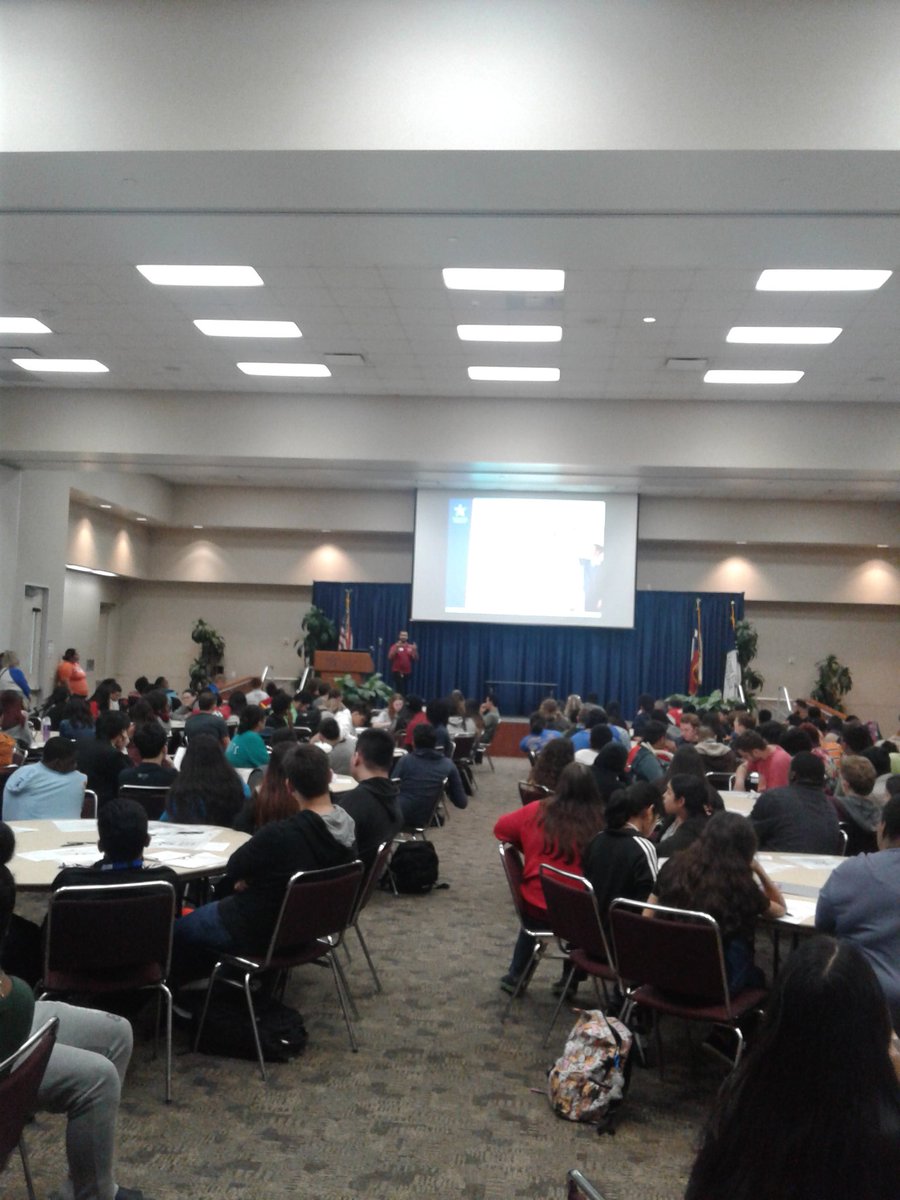 cortney_terrie's tweet photo. Disability Awareness Day Lone Star Tomball. Soooo many students learning how to reach their PURPOSE in P2P!! #KLEINISDTeamSpEdP2P https://t.co/w5m2WXKBKx