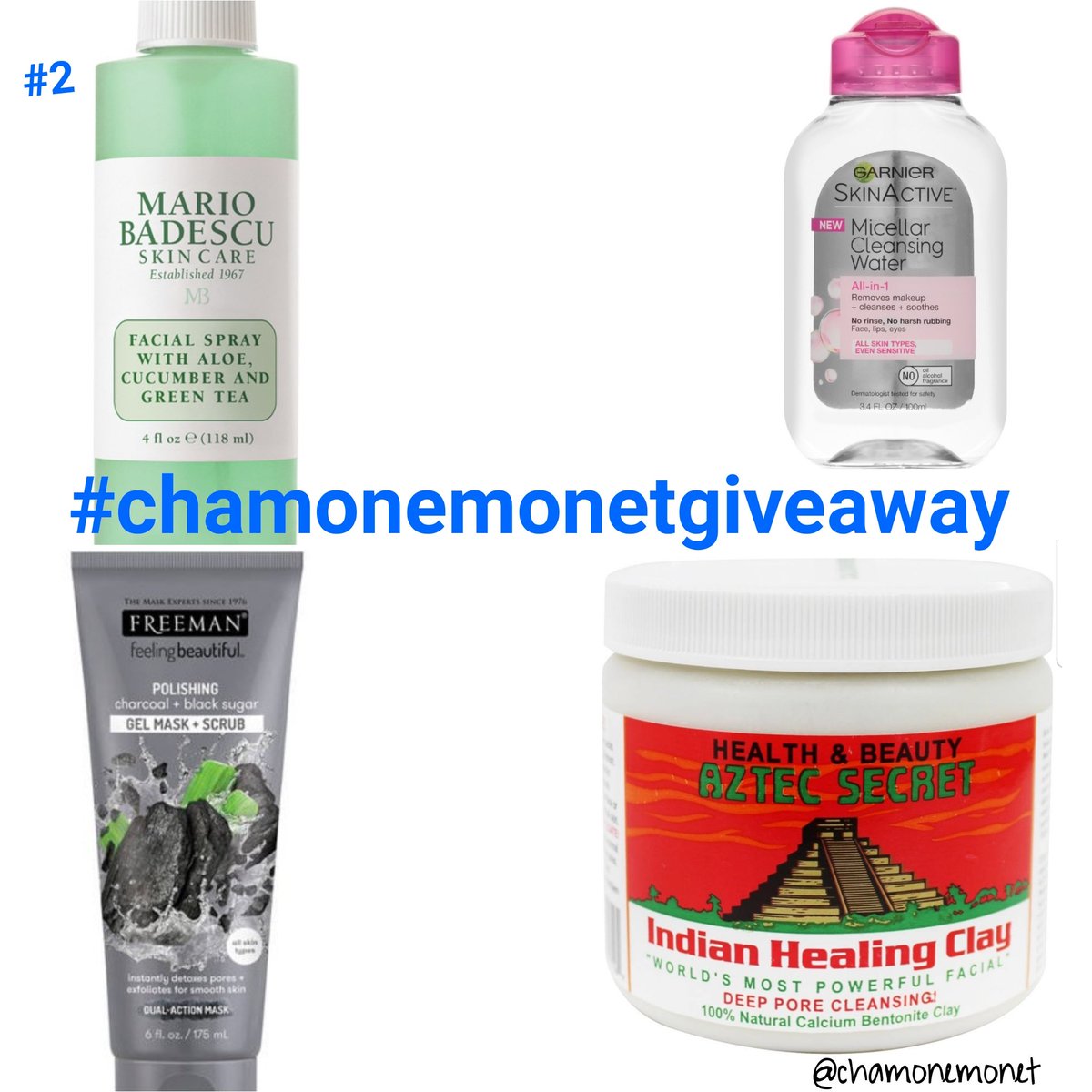 ChamoneMonet's tweet photo. 🚨Issa Giveaway🚨
Rules:
1. You must be subscribed to my channel 😊
2. Share this post &amp; use the hashtag #chamonemonetgiveaway
3. Comment below once you're done and let me know which prize you want (#1, #2 or if you have no preference)
#giveway #makeup #skincare https://t.co/sJFxe81NJC