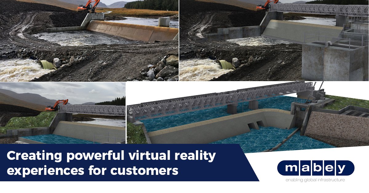 Using 3D modelling and virtual reality, Mabey was able to demonstrate how the <a href="/HydroplanUK/">Hydroplan</a> Ghuilbinn Bridge would look before it was built. mabey.com/int/en/project… 

#DigitalEngineering #BridgesScotland #RoadExpoScotland