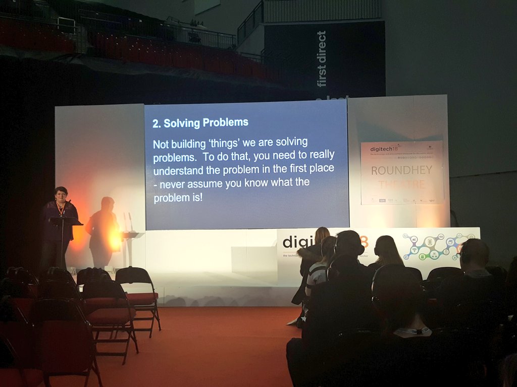 gov_procurement's tweet image. Jane Fallon from @OPGGovUK is talking all about transformation of public services including solving problems and building great teams in the Roundhey theatre at #digitech18