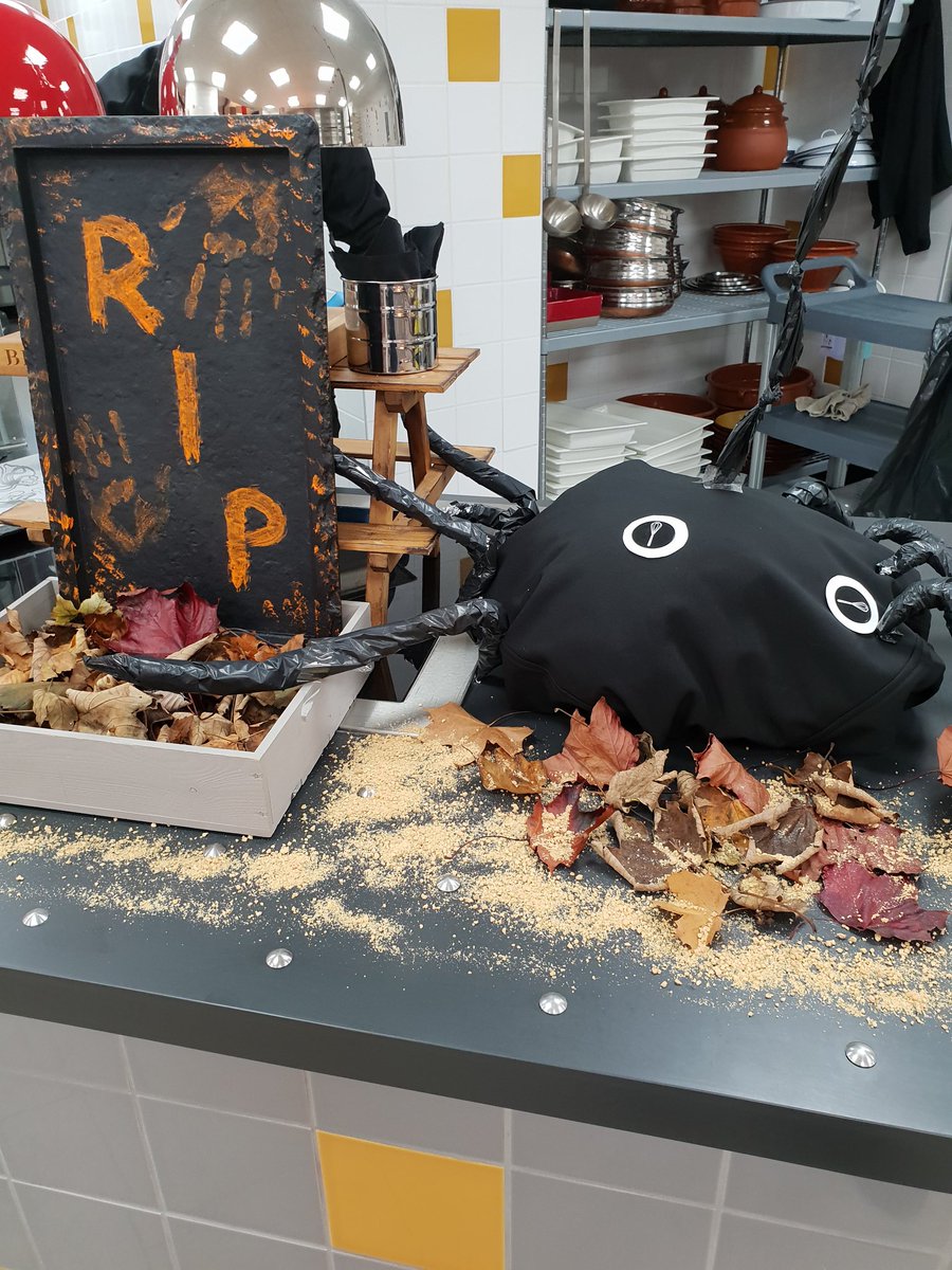 tracknuts's tweet image. All ready for Halloween at School today.