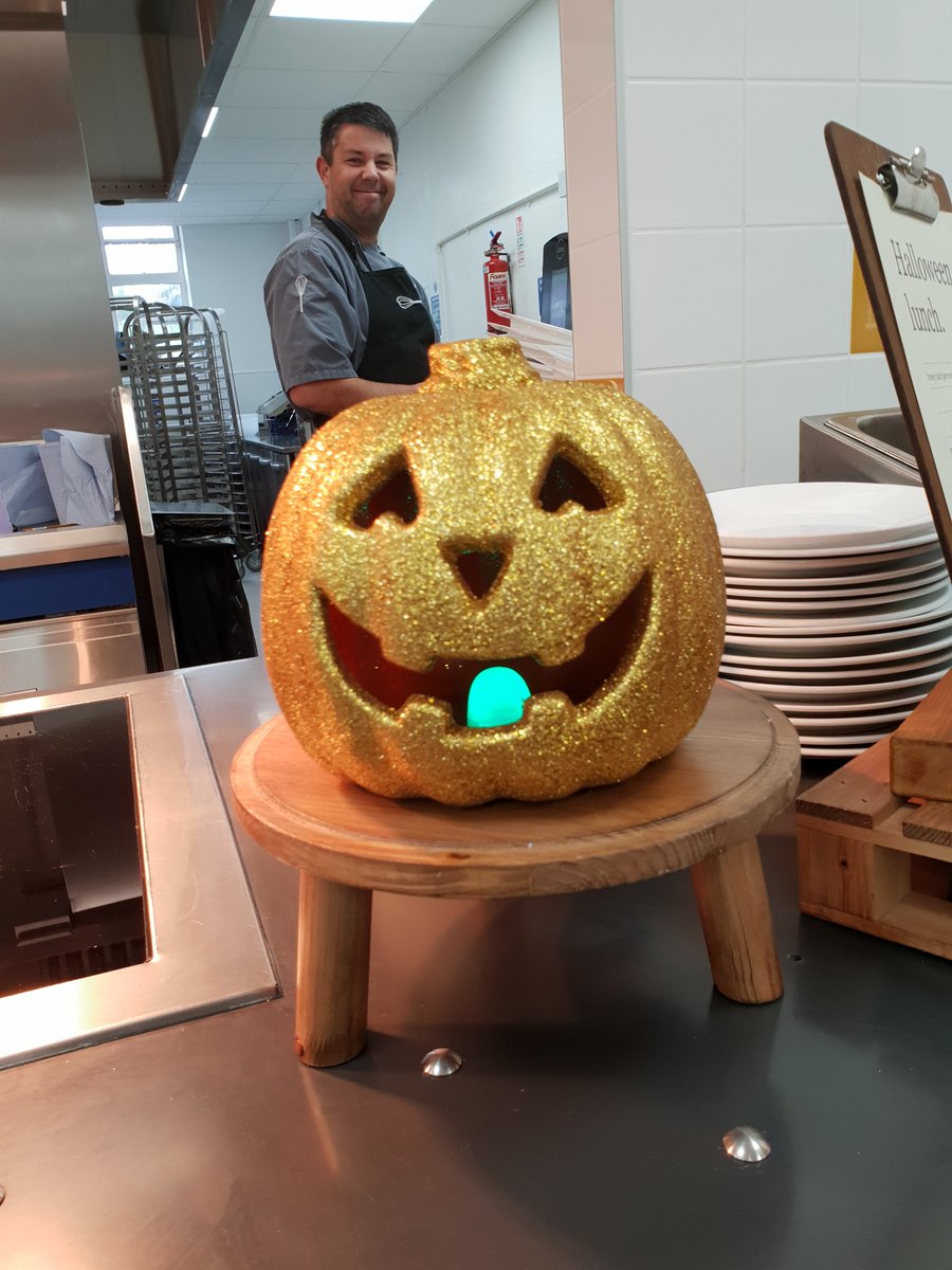 tracknuts's tweet image. All ready for Halloween at School today.