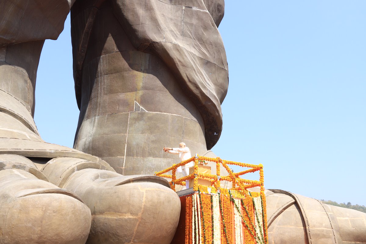 BiIndia's tweet photo. The amount of money that was spent constructing the ‘Statue of Unity’ could have been used to fund 2 new Indian Institute of Technology (IIT) campuses, 5 Indian Institute of Management (IIM) campuses as well as fund 6 missions to Mars under the India’s apex space agency. https://t.co/65bzVZQdND