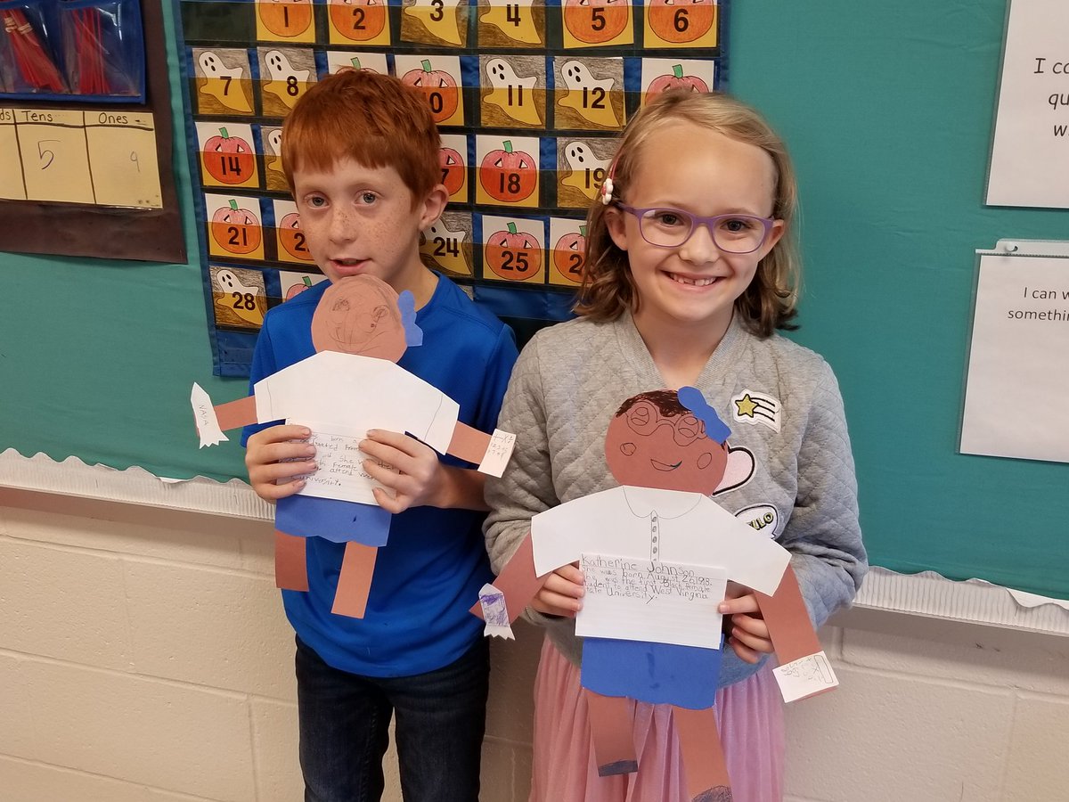 2ndHte's tweet photo. 2nd grade at Hightower Trail Elementary is celebrating women in mathematics by learning about Katherine Johnson.
#womeninmathematics 
#countingonkatherine 
@HTEschool 
@RockdaleSchools https://t.co/CYIj1FxURp