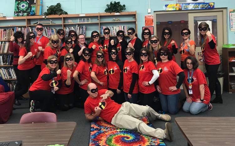 TechQueen127's tweet image. Our &quot;incredible&quot; Hillside faculty and staff wish everyone a happy Halloween! @BRRSDHillside