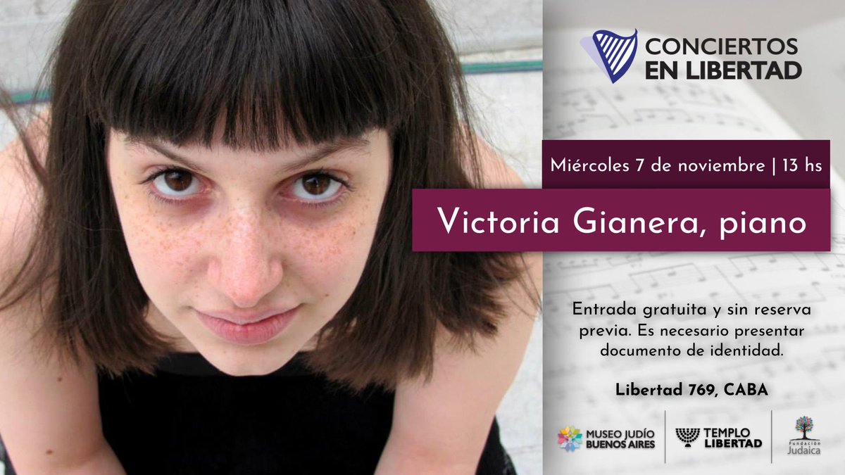 El miércoles 7/11 a las 13Hs no te pierdas un nuevo concierto #gratis en el <a href="/TemploLibertad/">Templo Libertad</a> del ciclo #ConciertosEnLibertad 
facebook.com/events/2836538…