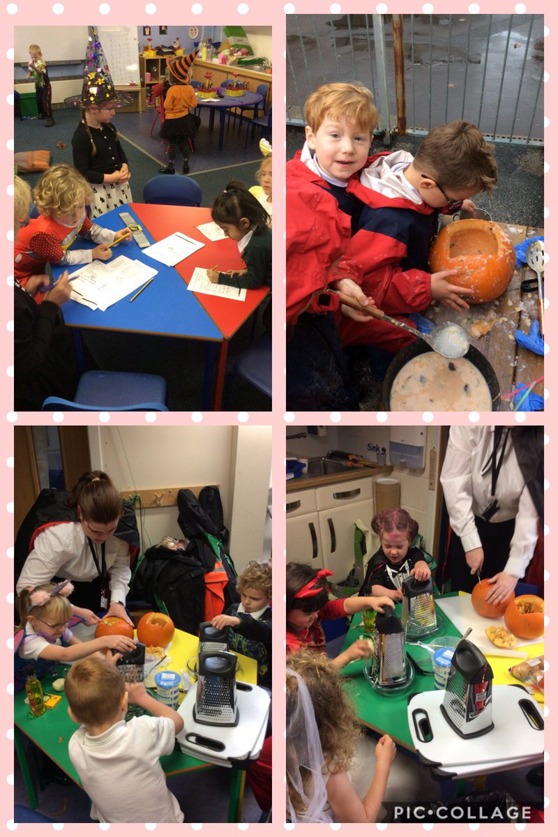 stmargaretsps's tweet photo. A spook-tacular day in Primary 1! #potionmaking #halloweenyoga #pumpkinsoup #weartoscare https://t.co/UXAa5ABJDy