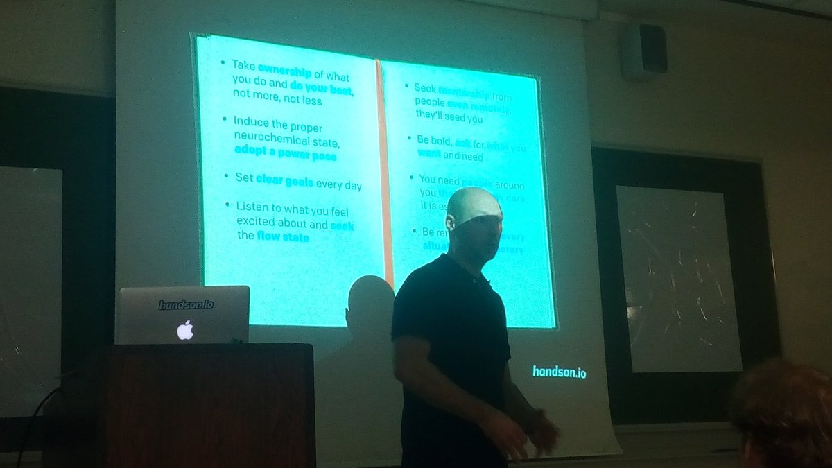 DimitriBauwens's tweet photo. Looking into the book of spells of @alanhortz . Very interesting and open talk! #ATBru https://t.co/8226xyTWAu
