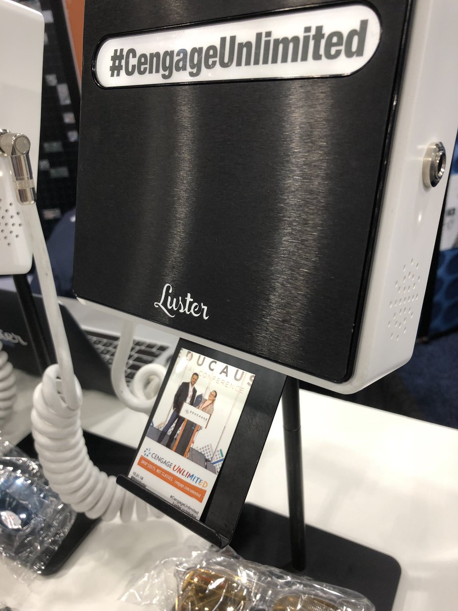 BillHengst's tweet photo. Be a part of the @CengageLearning mosaic board! Post your pics from #edu18 with #cengageunlimited or #dropcostsnotclasses then stop by booth 1607 to see the result! https://t.co/8Qan7bQBkK