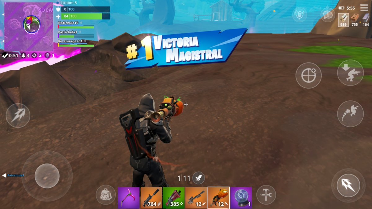 Littobm's tweet image. victorias y más victorias #mobileversion #fortnite #folagorrrr 😎😎