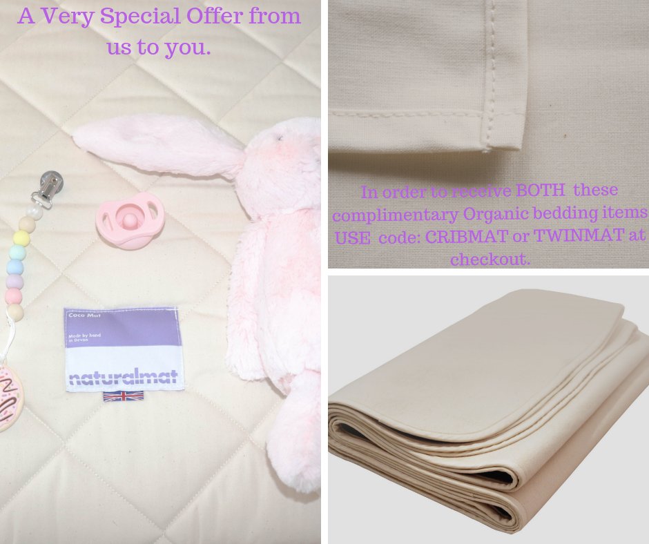 naturalmatusa's tweet photo. HEY BIG NEWS... NaturalmatUSA have a new website!!https://t.co/nqQ9vtzvVc Use code: CRIBMAT or TWINMAT at check out when buying either size mattress and receive a FREE Organic mattress protector AND Organic fitted sheet. Offer closes midnight 11/8/18... https://t.co/nbMb8acjr2