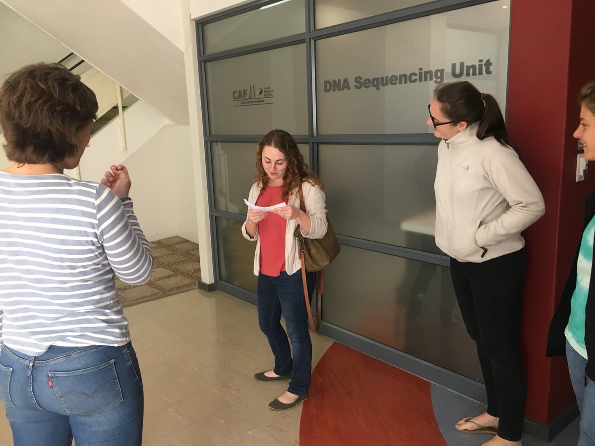 erica_at_work's tweet photo. Congrats again on defending your PhD @phair_nikki ! Hope you enjoyed your celebratory scavenger hunt ☺️ #phdgoals #postgradfun https://t.co/qDbCnukVrV