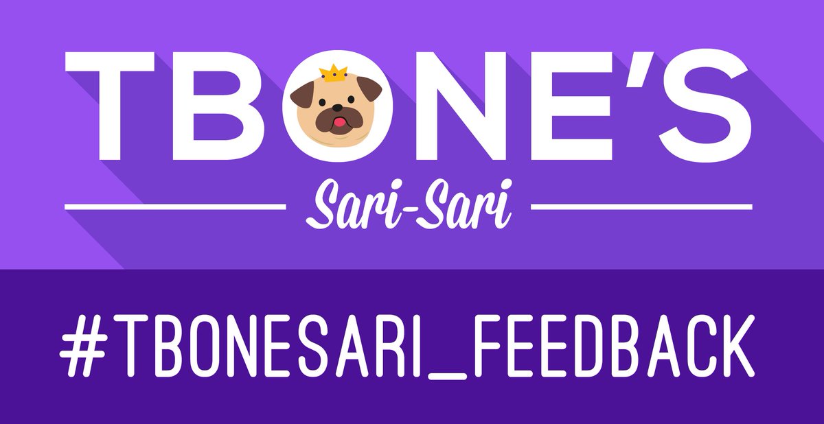 TboneSariSari's tweet photo. 💜 Customer Feedback 💜
#TboneSari_Feedback https://t.co/LZ7RdpR2fg