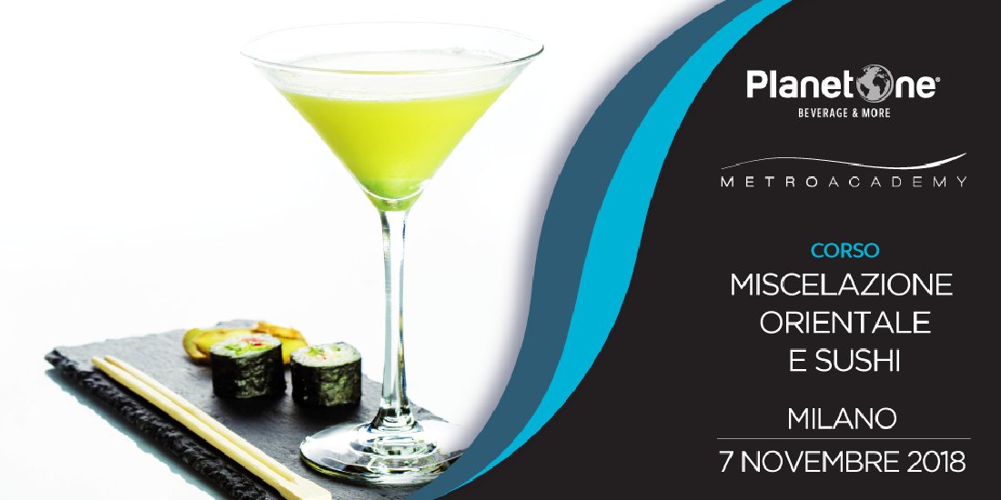 #Miscelazione orientale e #sushi: vuoi saperne di più? Scopri il corso in #METROAcademy Milano: bit.ly/2AycSXv #7novembre #cookingclass <a href="/PlanetOneSer/">Planet One</a>