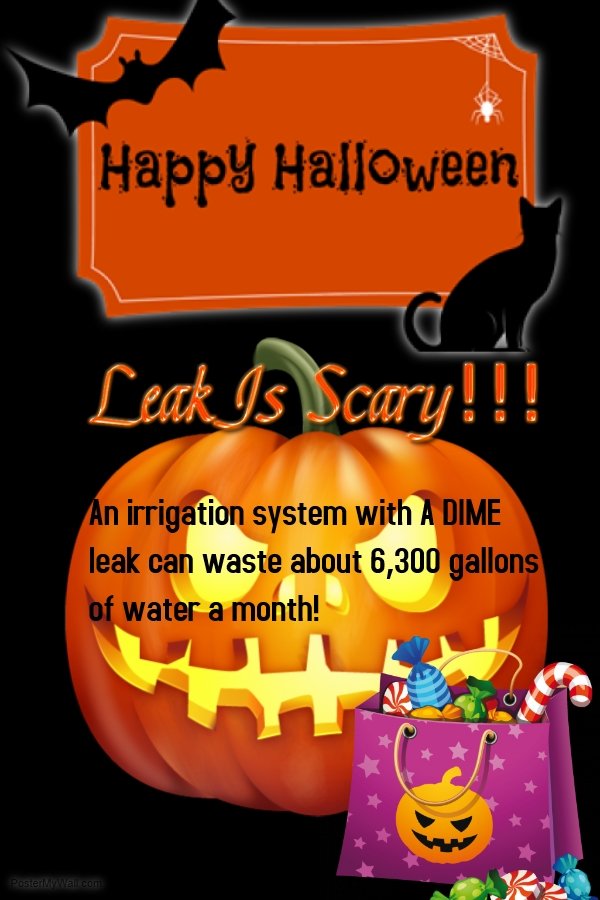 LA County Waterworks on Twitter "Boo! Leak is scary! Fix your leak.…