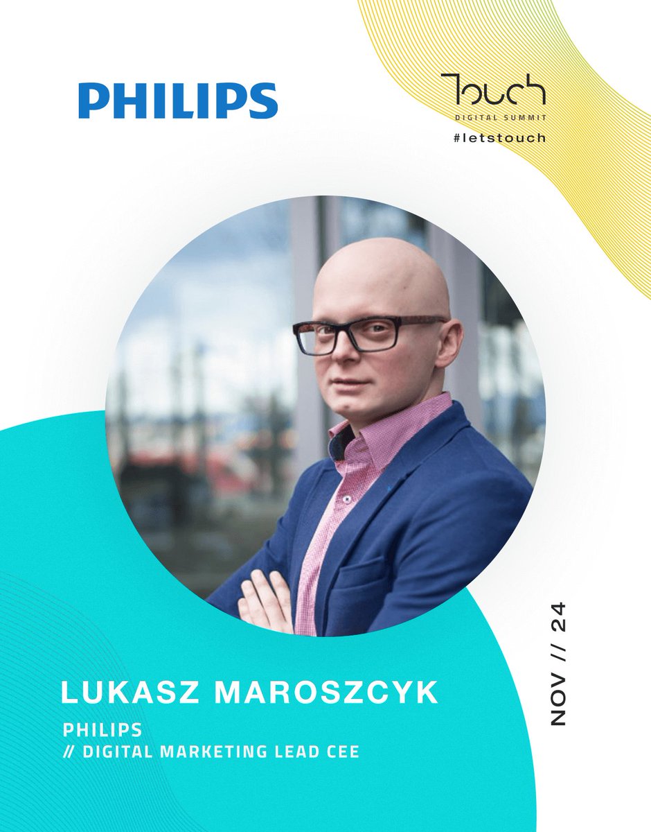 touch_summit's tweet photo. 🔳 Lukasz Maroszcyk from #Philips

〰 Tickets: https://t.co/lwSNZgOGS9
〰 Speakers: https://t.co/zADzXl2foh

#Touch2018 #LetsTouch #TouchSpeakers https://t.co/9ikCwYdk7Z
