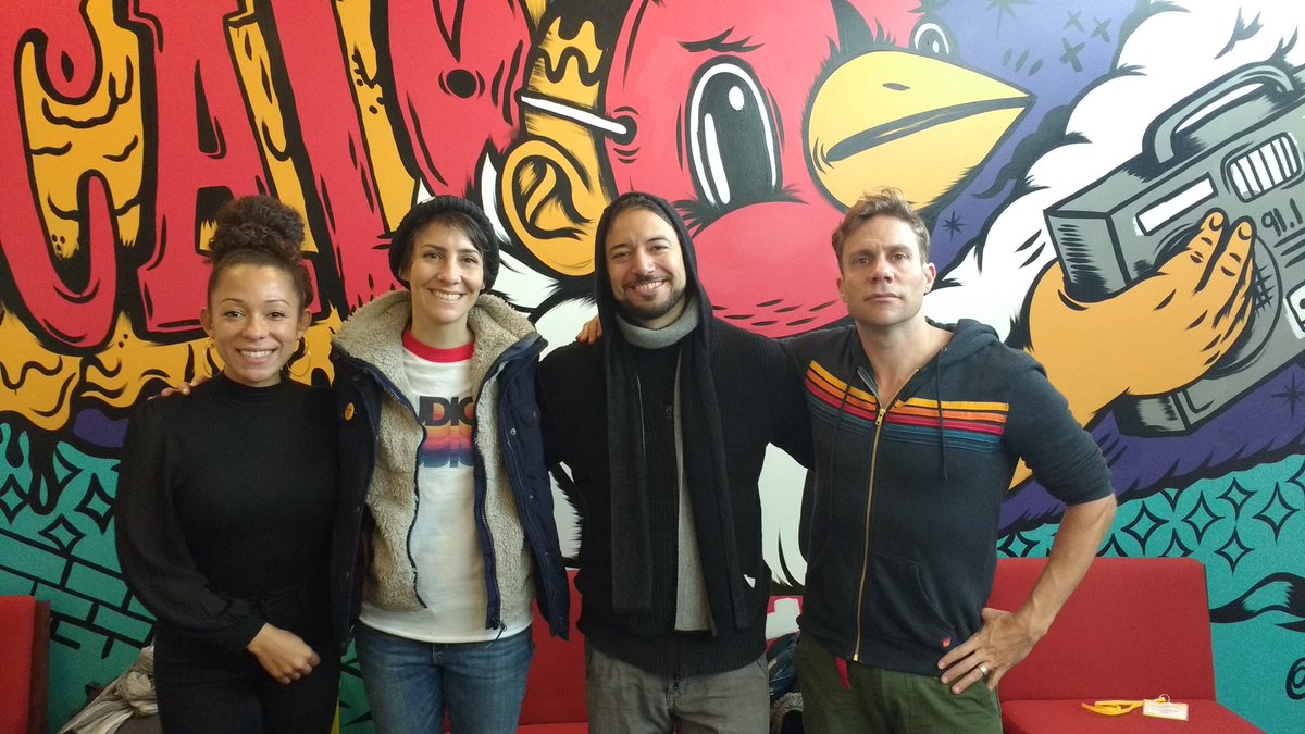 TheMorningAMp's tweet photo. #ICYMI: @StudioBSeries is a workplace comedy about a #Chicago-based recording studio that is struggling to make a comeback. Members of the web-series stopped by the studio to talk about the show. #teamvocalo 
#ListenHere: https://t.co/n2ESJlIa1t https://t.co/jZ93zeo6FM
