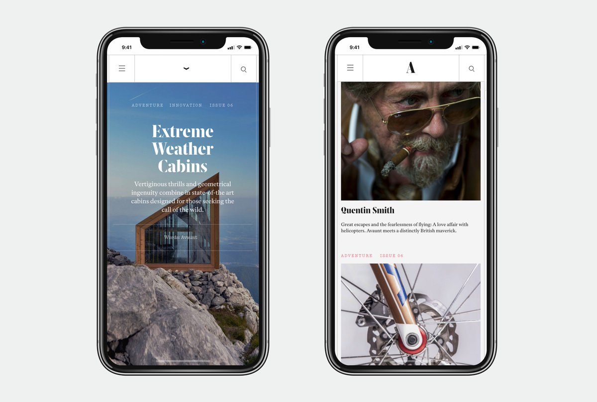 petedungey's tweet photo. Digital design and build. Developing a unified brand experience across print and digital applications for @AvauntMagazine #website #development #digital #code #website #adventure #technology #style #film #culture #avaunt #interface https://t.co/TEcYvlEPs7
