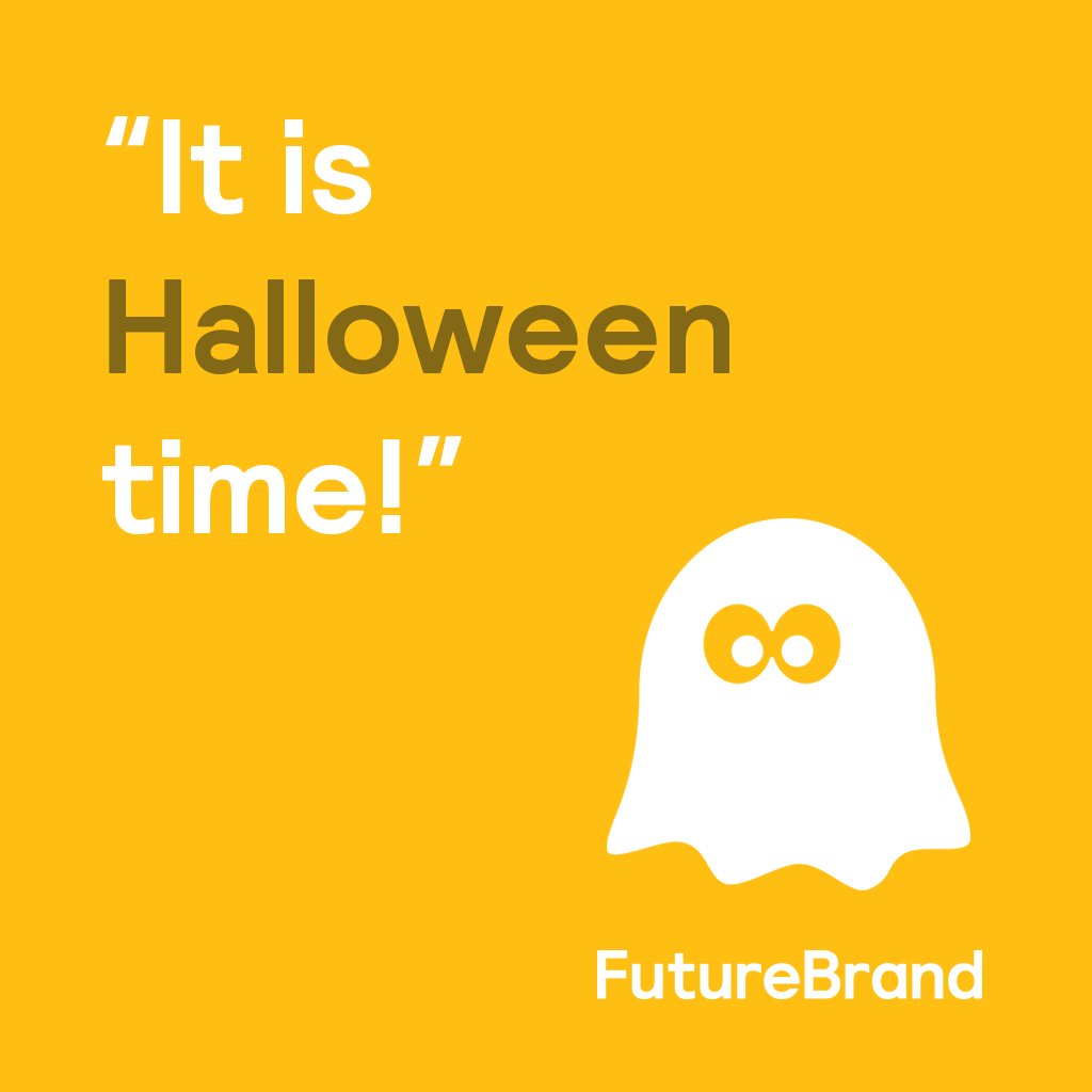 FutureBrandMAD's tweet photo. #HappyHalloween #FBQuote https://t.co/BHbxAf1d11