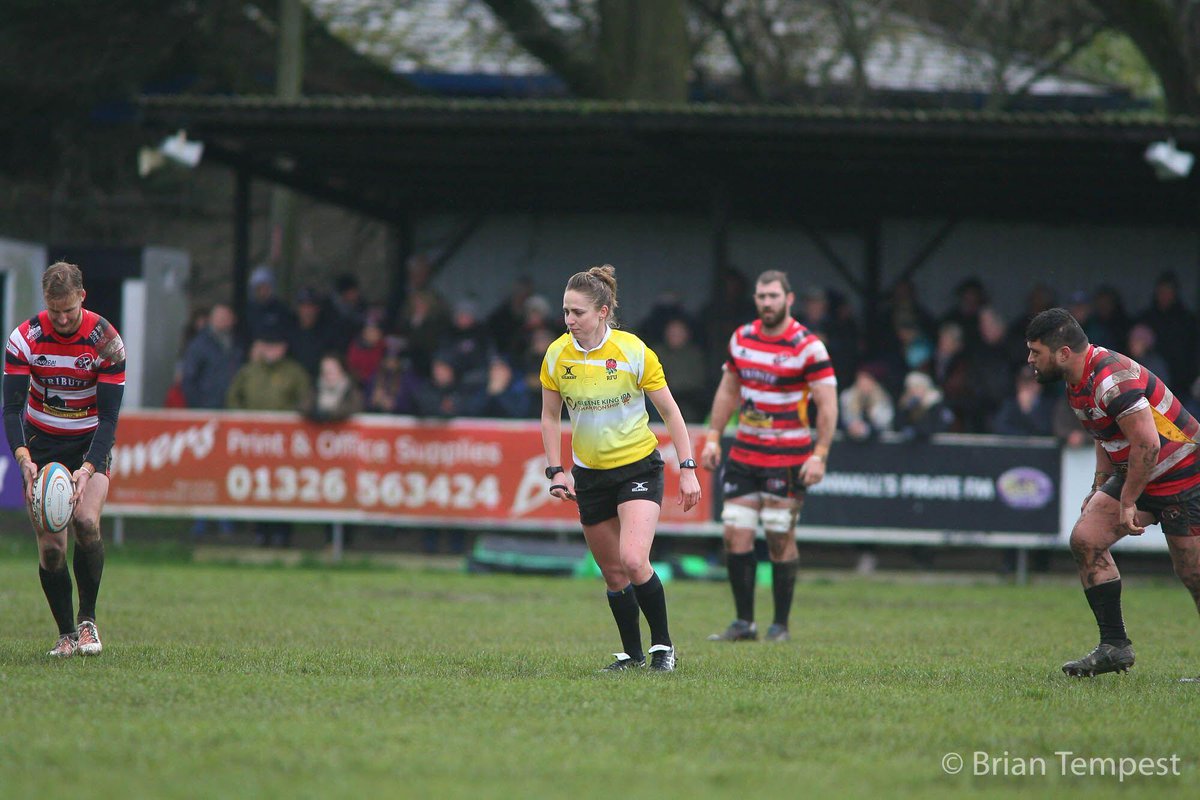 EnglandRugby's tweet photo. 📄 @SaraCoxRef set to become first female referee to take charge of a @premrugby cup clash... 

Full story: https://t.co/KohC9j0kAc https://t.co/GrTorGrfZw