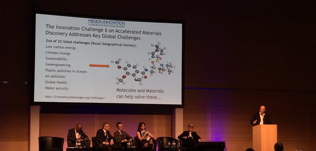 HT_IC6's tweet photo. A pleasure presenting @MICleanEnergyRD & the #InnovationChallenge on Accelerated #Materials Discovery #IC6 @ the "Innovative Industries for Smart Growth" Conference. Discussed big challenges, ambitious goals & bold actions. Thank you for the invitation #INDTECH2018 @EU_Commission https://t.co/ZaQeYAsaxT