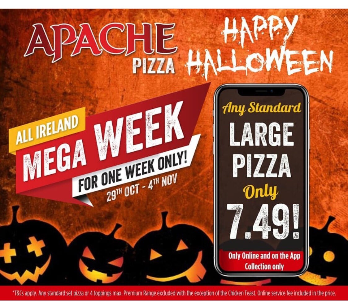 Apache pizza tweet media