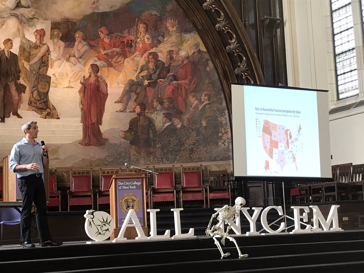 MaisaSiddique's tweet photo. Unvaccinated children are going to die and take us with them. Commiserating with Dr. Joshua Rocker about #antivaxxers at @ALLNYCEM. Vaccines are incredible and it's our job to advocate for the little ones we care for. @Maimonides_EM https://t.co/F0Sbc34FSr