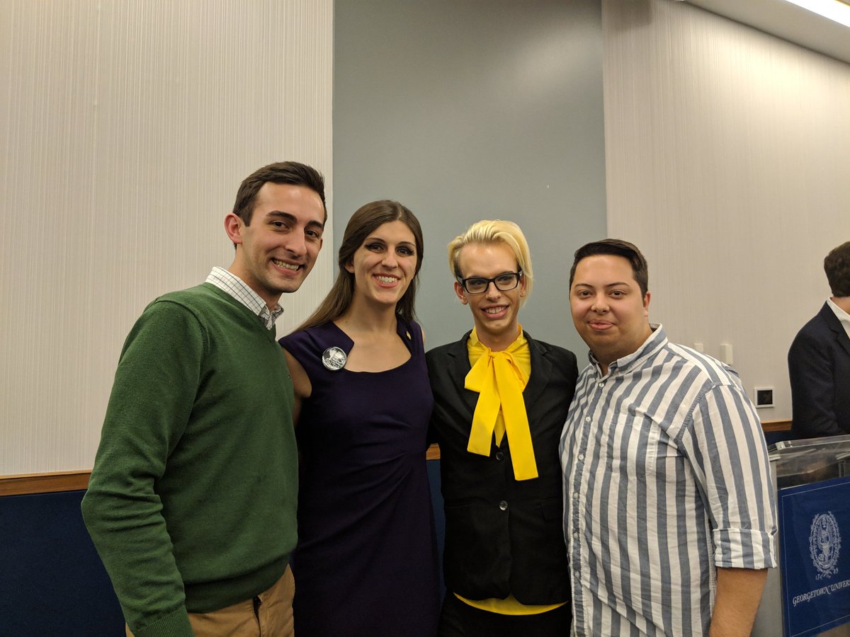 McCourtLPI's tweet photo. Thank you @pwcdanica for joining us last night at @Georgetown, and for being an inspiration for every #LGBTQ+ person who aspires to be a leader in their community! #DanicaAtGU  #transisbeautiful https://t.co/sFWbjnLRec