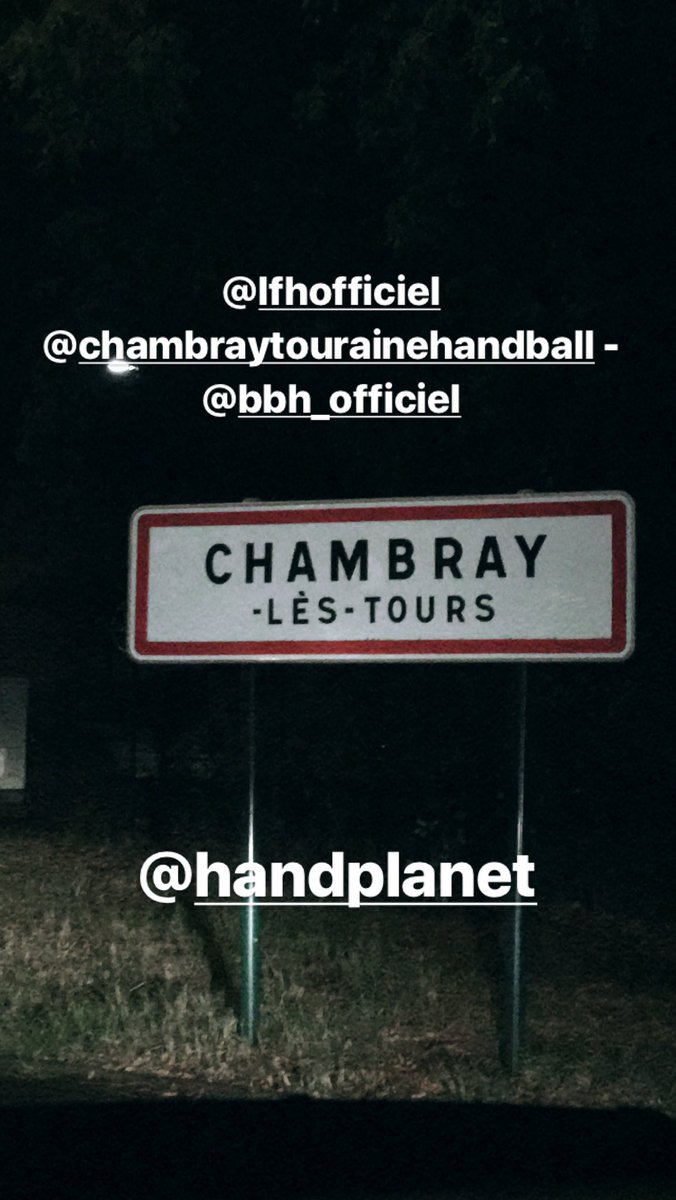 Ce soir c’est match de @LFHOfficiel entre le <a href="/CTHandBall/">Chambray Touraine Handball</a> et le <a href="/BBH_Officiel/">BBH officiel</a>