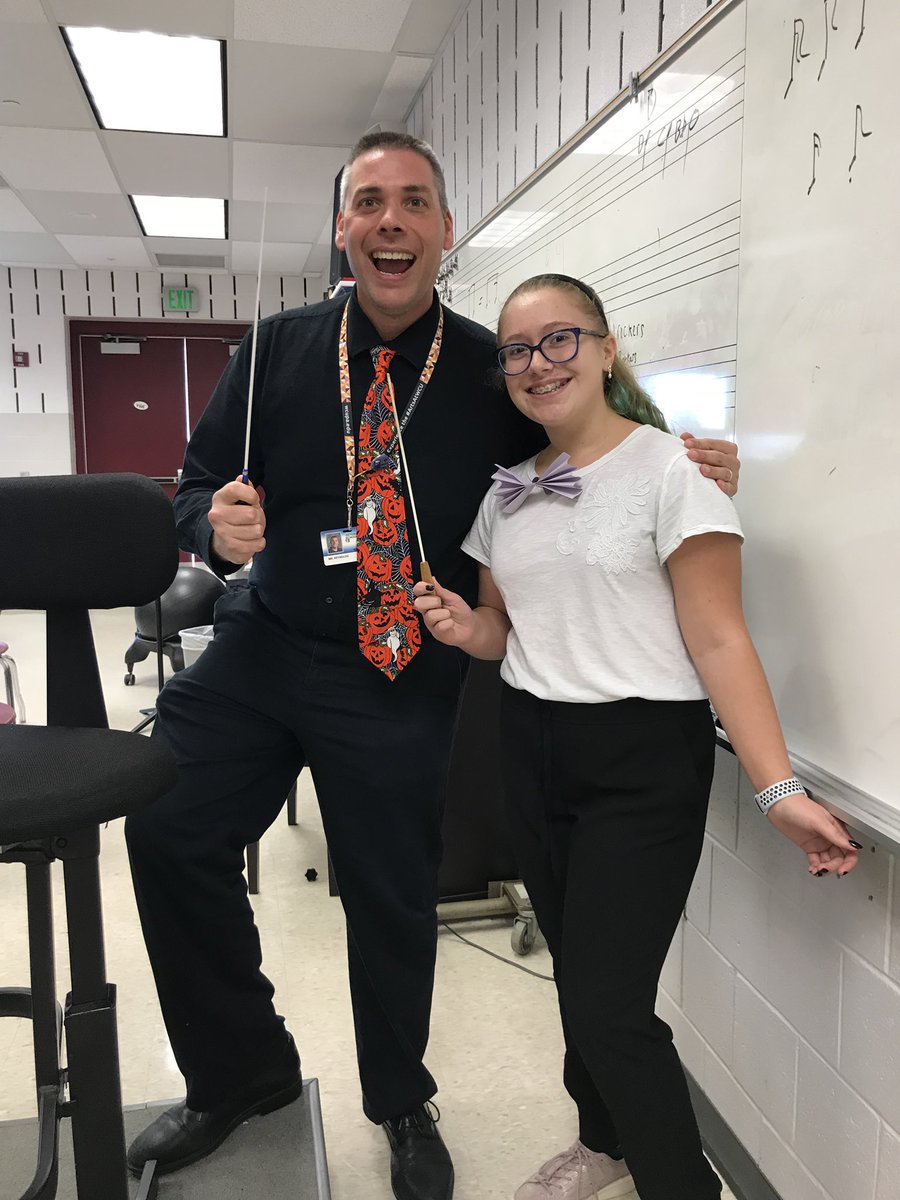 Happy Halloween! It’s a scary day to be a band director <a href="/OISMrReynolds/">Mr. Andrew Reynolds</a>
