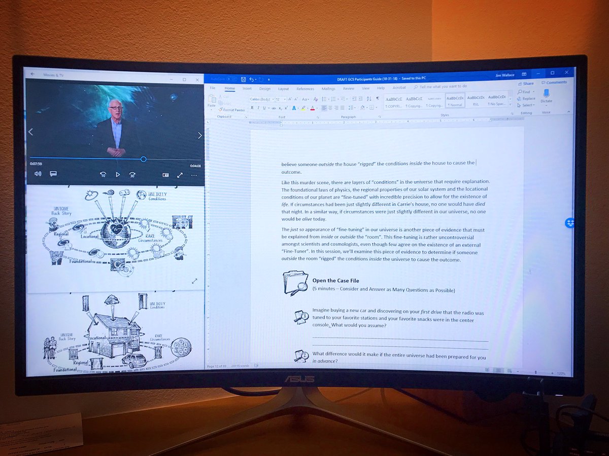 jwarnerwallace's tweet photo. Working today on or God’s Crime Scene video curriculum Participant’s Guide. The DVD set will be available early next year.
.
.
.
#Curriculum #ChristianCurriculum #ChristianSchool #SundaySchool #SmallGroups #BibleStudy #ChristianStudy #Bible #biblestudytools #godscrimescene https://t.co/nDwFcWdhuo