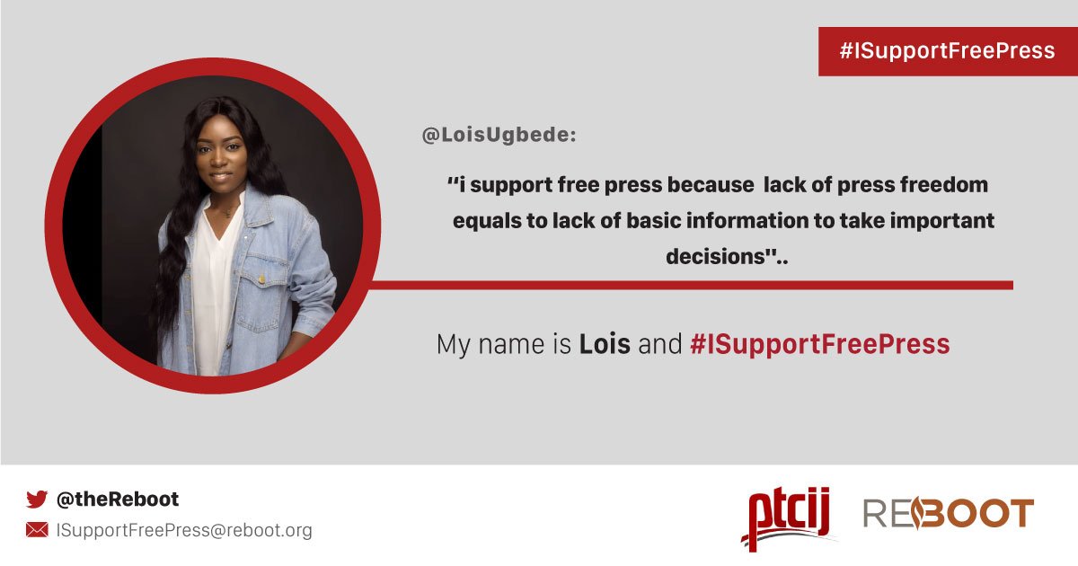 EikojonwaLois's tweet photo. #ISupportFreePress @theReboot @ptcij https://t.co/PUUwCMFVYJ