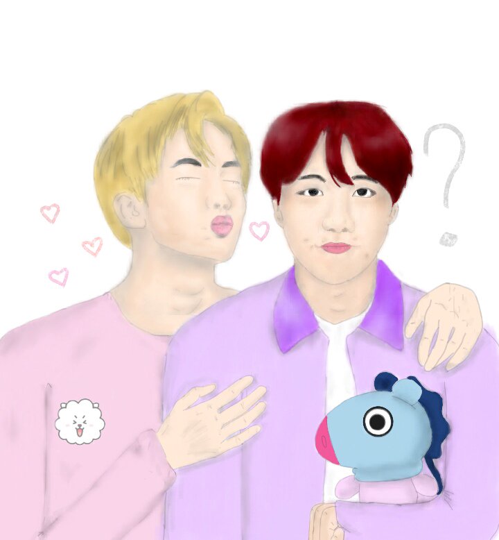 cherishinp's tweet photo. Clingy mite Jin and Baby boy Hobi ๐โ
IG: Pinkestartist
#2seok #jinhope #BTSFanart #2seokweek #halloween2seok18 https://t.co/ScAcSi2yh5
