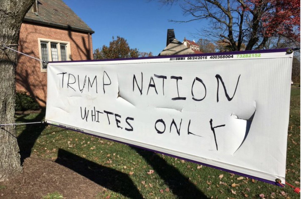 1) “Eliminationism” is a term you need not just to become familiar with, especially in today’s American rush toward authoritarianism. This will be a long, illustrated thread explaining what it means, how it works, and why Donald Trump is now our Eliminationist in Chief.