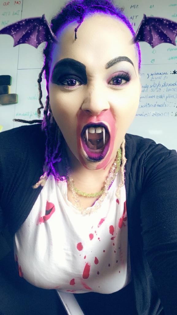 DtvJam's tweet photo. Vxi Jamaica Direct Sales celebrates Halloween!! #HappyHalloween #vxijamaica @joetoddi @vxiPayne @dbzycupcakes https://t.co/c3YlCL712L