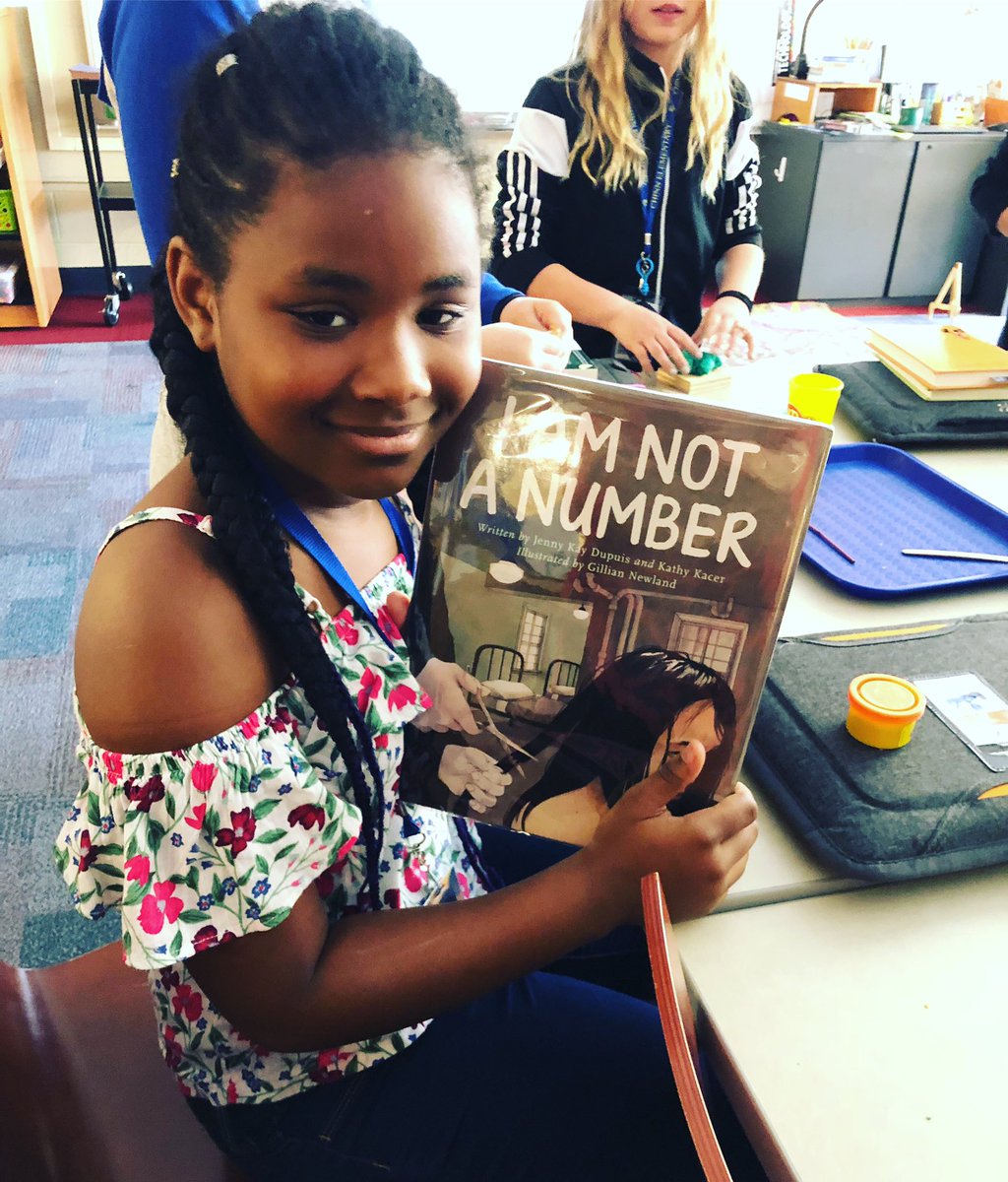 OurLoudLibrary's tweet image. Our 5th grade kiddos,  just started learning about the The displacement of First Nation People in Social Studies. They were confused and curious. Our new book, I Am Not A Number by @JennyKayDupuis &amp;amp; @KathyKacer came just in time and has been a huge hit! #tellthemtherealstory
