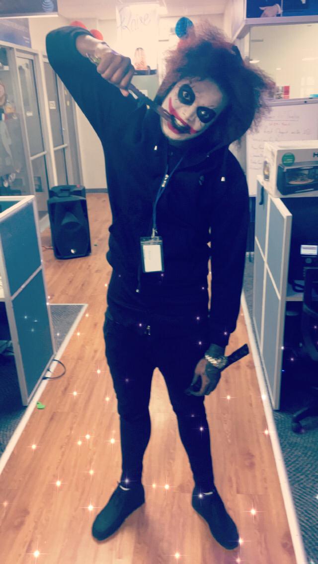 DtvJam's tweet photo. Vxi GM Jamaica is not playing this Halloween!! Ready to kill November's targets and crush the scorecard!! #HappyHalloween #vxijamaica @joetoddi @vxiPayne @dbzycupcakes https://t.co/3WSVVyAVLK