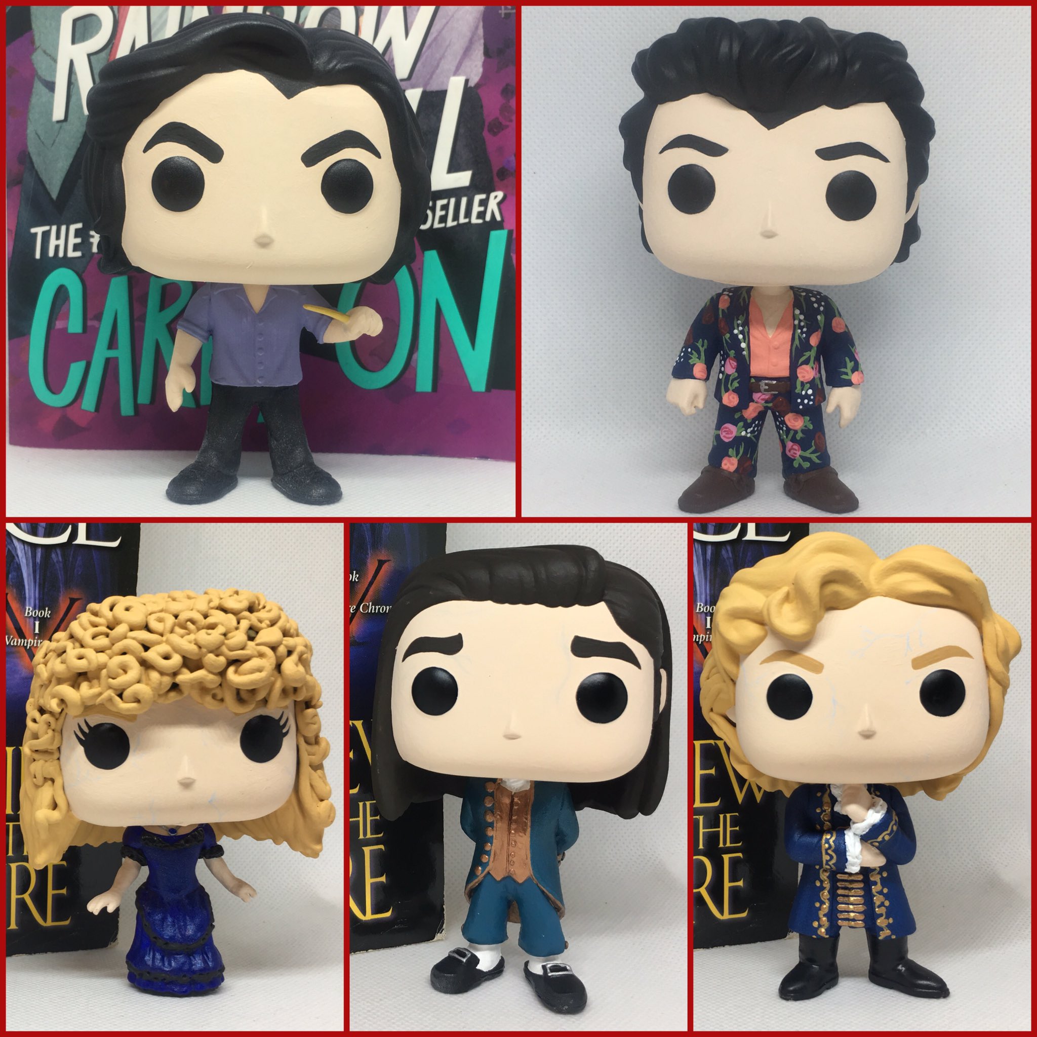 HamilPOP: Custom Funko POP!s on Twitter: "#HappyHalloween from a bunch of bloodsuckers! 🧛🏻‍♂️⚰️⚜️🇬🇧🎃 Baz Grimm-Pitch from "Carry On"/"Wayward Son" Claudia, &amp; Lestat with the Vampire" All vampire POP!s available