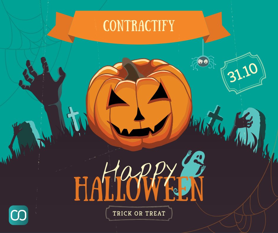 Contractify_'s tweet photo. Happy Halloween! Because even the Devil has contracts.. π» #halloween #contractify #horrify https://t.co/kzUbkbvdkG