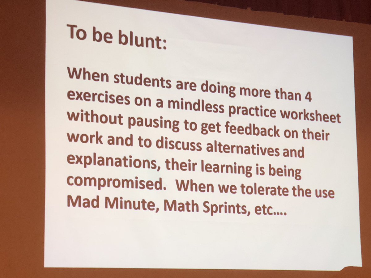 In typical @steve_leinwand fashion he’s being blunt...and I appreciate it more and more each day. #ncctm18