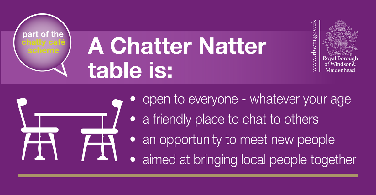 RBWM's tweet photo. Our community wardens support some of our most vulnerable residents including those who feel lonely or isolated by running special #chatternatter sessions #communityheroes #communitywardens https://t.co/7sflW0ipN2