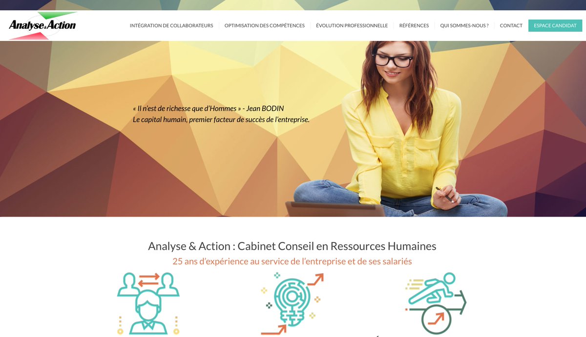 Le site Internet d'Analyse &amp; Action fait peau neuve!
Retrouvez-nous sur analyse-et-action.com

- Intégration de collaborateurs 
- Optimisation des compétences
- Evolution professionnelle

25 ans d’expérience au service de l’entreprise et de ses salariés