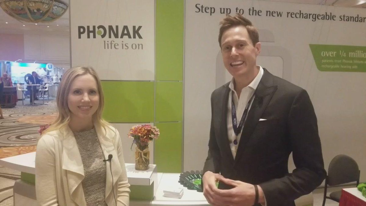 KontraInvest's tweet photo. Dr. Cliff, Au.D., stopped by the Phonak booth at #AuDacity2018 to discuss Phonak Marvel hearing aids! #MarvelByPhonak #hearingaids #Loveatfirstsound #MultifunctionalMarvel https://t.co/8fnIJXfCT0 https://t.co/0DwdjSp3tu