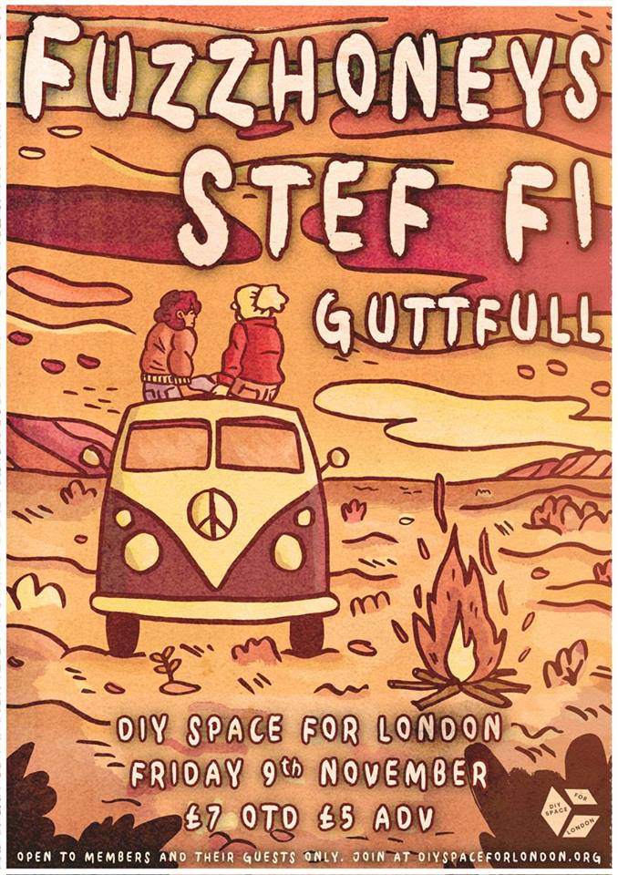 sakeoftapes's tweet photo. ๐Not long till #fuzzhoneys @Stephanopolus and @GUTTFULL play @diyspace4london ๐
FRIDAY 9TH NOVEMBER
DIY SPACE FOR LONDON
8.00PM - 11PM
ยฃ7 OTD ยฃ5 ADV
Event: https://t.co/jqY0yjORc8
Tickets: https://t.co/abzQXzrAz8
๐จ@Rhealeyart https://t.co/y81UgBDDUE