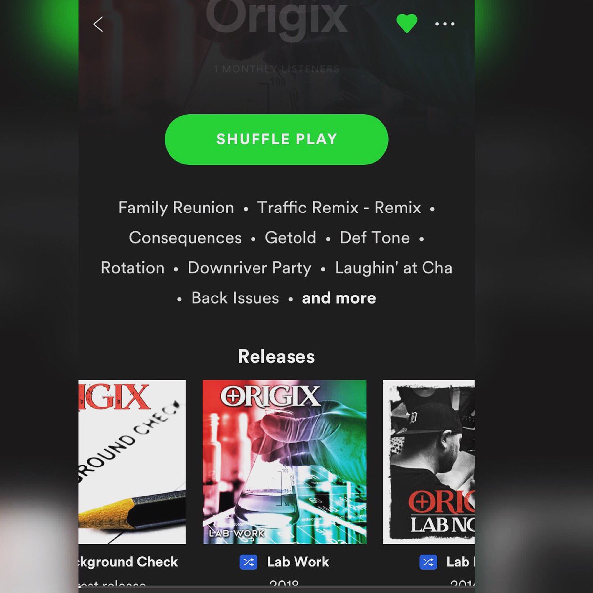 2RAW4FM's tweet image. ADD US -STREAM US- ON SPOTIFY-ORIGIX -MUSIC -LISTEN 👂open.spotify.com/artist/1ijk3am…
#2raw4fm #stream #spotify #addmusic #detroithiphop #origix @Spotify @DistroKid @Faygoluvers @replicon_radio @CharlieBeansAM @pigpenwm @Pat_313 @eddielogix @Valid313 @ArtfullDodgers @rosenberg