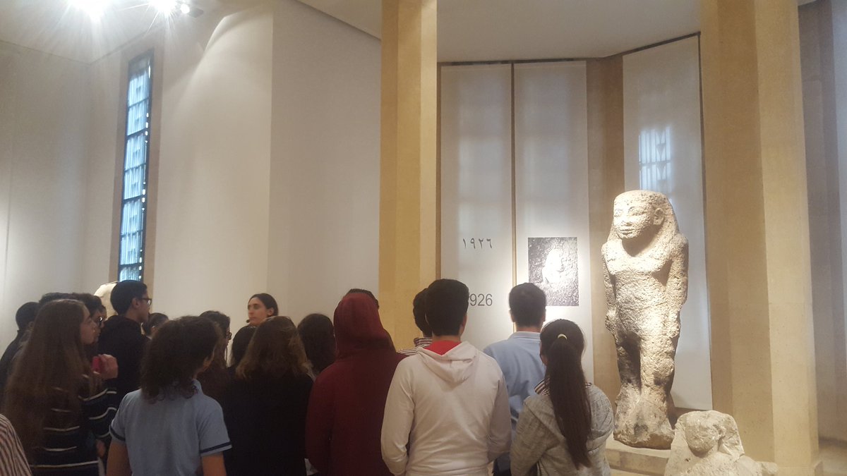 Grade 10 classes' field trip to the National Museum is a first hand experience to gather info and to be inspired by the local and the national cultural heritage of lebanon so they write their own cultural narratives #culturalidentity #creativewriting #nationalmuseum @Hhhsinfo