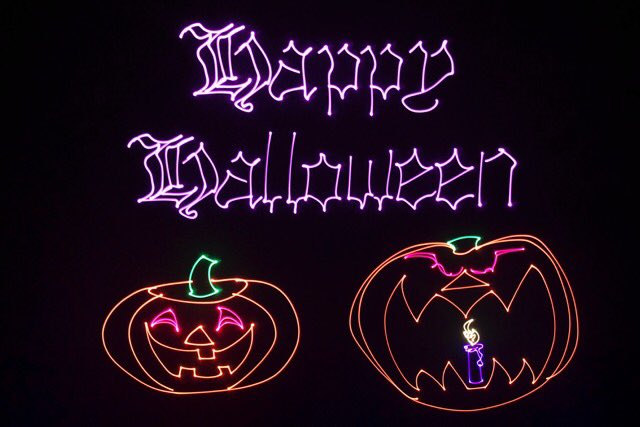 LaserFantasy's tweet photo. #LaserFantasy wishes all you #laser loving Ghouls and Goblins a #HappyHalloween !! https://t.co/ZafRmCNKys