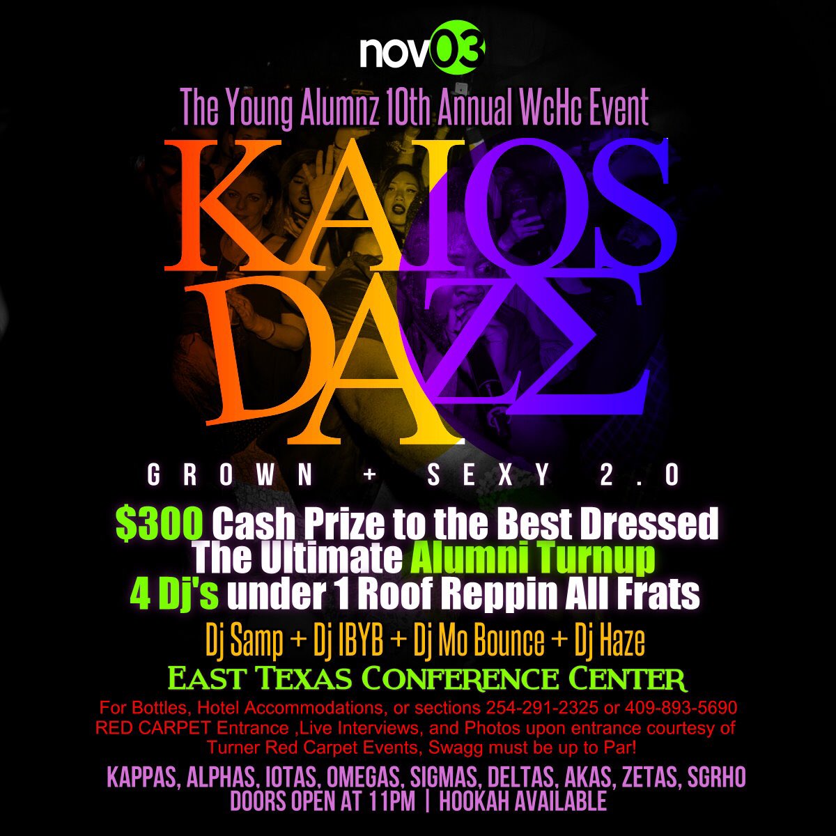 iamdjmobounce's tweet photo. Upcoming November Events:
#KAIOSDAZE
#CollegeMayhem2
#TheFinalRound
Come Witness The Experience #ItsTheBounceHouse https://t.co/ADETUtNtnf